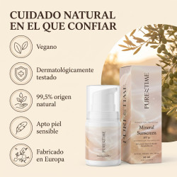Crema Solar Mineral SPF50 | PURESTIME — Próximamente