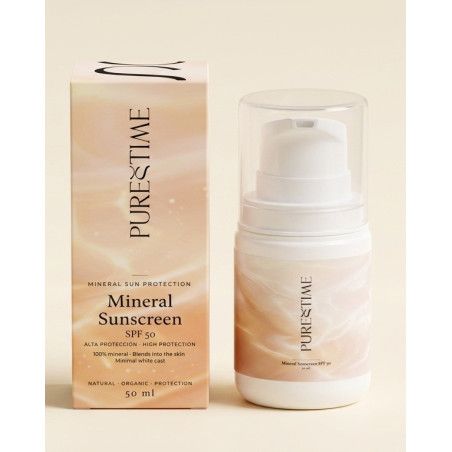 Crema Solar Mineral SPF50 | PURESTIME — Próximamente